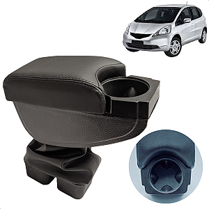 Encosto Descanso De Braço Apoio Com Porta Copos New Fit 2009 Até 2014