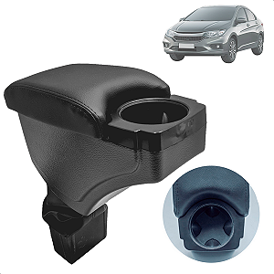 Apoio De Braço Honda City 2015 2016 2017 2018 2019 2020 2021 2022 2023 Porta Copos