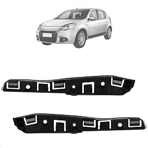 Par Guia Parachoque Dianteiro Sandero 2007 2008 2009 10 11 12 13 2014