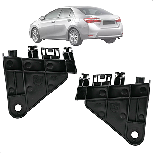 Par Guia Lanterna Parachoque Traseiro Corolla 2015 2016 2017 2018 2019