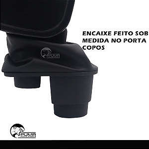 Apoio de Braço Encosto Fiesta 2011 Até 2014 Ecosport 2010 2011 2012 Porta Copos