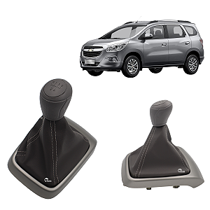 Manopla Coifa Câmbio Spin 2013 2014 2015 2016 2017 2018