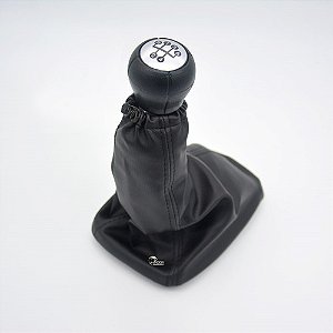 Kit Coifa Base + Manopla Bola Câmbio Astra 1995 1996 5 Marchas