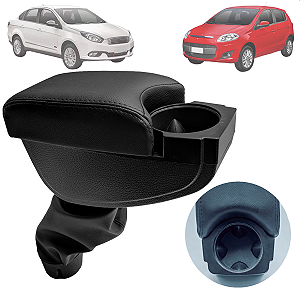 Descanso Apoio De Braço Grand Siena 2012 Até 2020 Palio 2012 Até 2018 Porta Copos