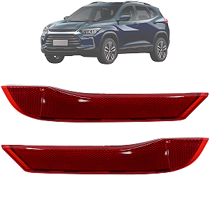 Par Lanterna Refletora Parachoque Traseiro Tracker 2021 2022 2023