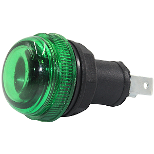 Lâmpada Sinalização Piloto Painel Universal Verde