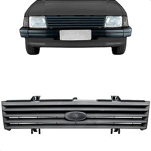 Grade Dianteira Radiador Escort 1984 1985 1986 Preto