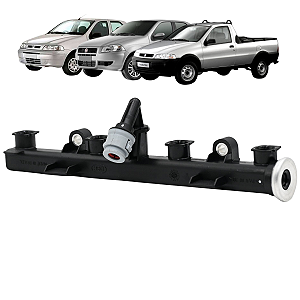 Flauta Bicos Injetores Palio Siena Strada 1.0 1.3 F000kv0206 Sist. Bosch