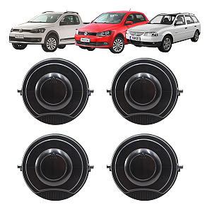 4 Saida Ar Grade Difusor Gol Parati Saveiro G4 G5 G6 2006 a 2017 Sem Aro