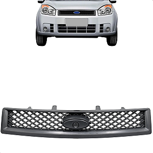 Grade Radiador Fiesta 2007 2008 2009 2010 Preta