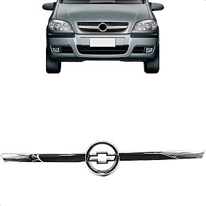 Moldura Emblema Da Grade Zafira 2005 2006 2007 2008 2009 2010 2011 Cromada