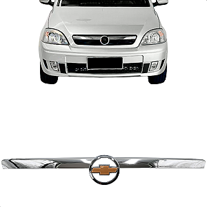 Moldura Emblema Da Grade Corsa Montana 2008 2009 2010 2011 2012 Cromado