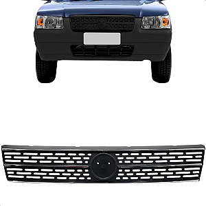 Grade Dianteira Radiador Uno Fire 2002 2003 2004 Friso Cromado