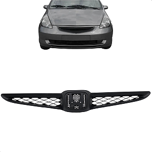 Grade Superior Parachoque Honda Fit 2004 2005 2006 Preta
