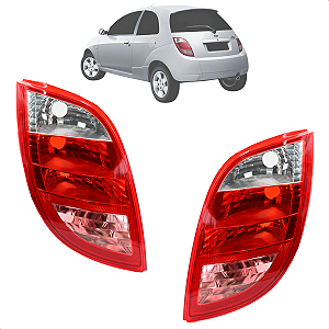 Par Lanterna Traseira Ford Ka 2001 2002 2003 2004 2005 2006 2007 Bicolor