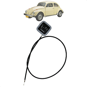 Indicador Marcador Relogio Combustível Fusca 1971 72 73 1974 Cinza