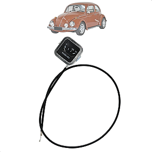 Indicador Marcador Relogio Combustível Fusca 1975 1976 Cromado