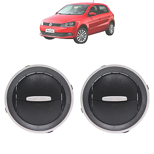 Kit 2 Saida Difusor Do Ar Gol G5 G6 2009 2010 2011 2012 2013 2014 2015