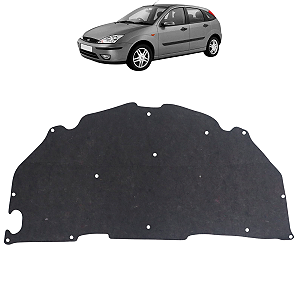 Forro De Capô Focus 1998 1999 2000 2001 2002 2003 2004 2005 2006 2007 2008 Com Presilha