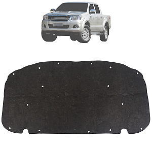 Forro Capô Hilux SRV SW4 Sem Intercooler 2012 2013 2014 2015 + Presilhas