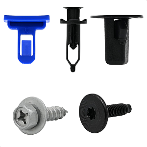 Kit 14 Presilha Parachoque Traseiro Etios Cross 2013 14 15 16 17 2018