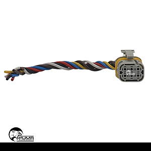 Chicote 6 Vias Lanterna Luz Traseira Scania