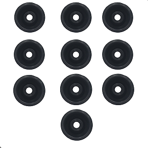 10 Protetor Da Porca Copinho Limitador Altura Nylon Roçadeira