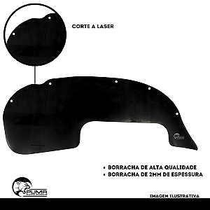 Guarda Pó Caixa de Roda Silverado 1997 1998 1999 2000 2001 2002 2003 2004 Dianteiro