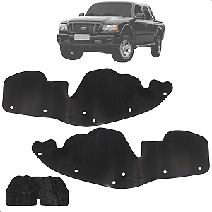 Par Guarda Pó Lama Caixa Roda Ranger 1998 a 2006 + Presilhas