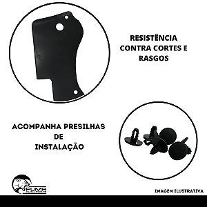 Guarda Pó Caixa De Rodas Para-Barro L200 Sport Outdoor Savana 2003 Até 2012 Traseiro