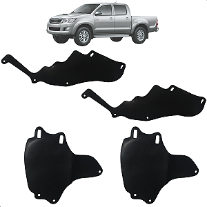 Par Guarda Pó Lama Caixa De Roda Hilux 2005 A 2015 Dianteiro
