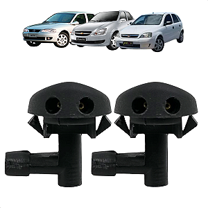 2 Esguicho Limpador Para-Brisa Brucutu Corsa 1994 A 2017 Corsa Classic 2010 A 2016 Vectra 1997 A 2005