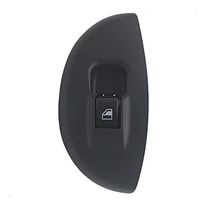 Interruptor Do Vidro Elétrico Direito Tecla Simples Led Âmbar Strada Siena Weekend Palio 1996 Até 2000