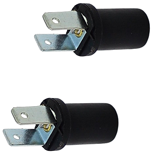 Par Soquete Isolado Com Lamina Para Painel Mercedes-Benz Caminhão Ônibus Trator Volvo Ônibus Scania Caminhão