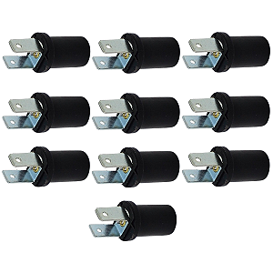 Kit 10 Soquetes Isolado Com Lamina Para Painel Mercedes-Benz Caminhão Ônibus Trator Volvo Ônibus Scania Caminhão