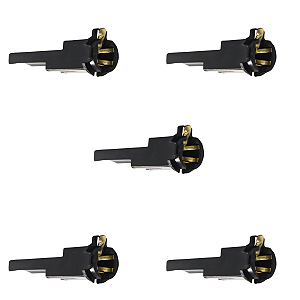 Kit 5 Soquetes Luz De Painel Longo VW Fusca Kombi Brasilia Variant Volvo