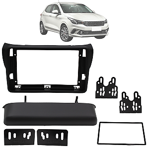 Moldura Painel Central Multimidia Argo 9 Polegadas 2018 2019 2020