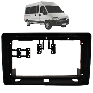 Moldura Painel Central Multimidia Padrão Chinês 9 Polegadas Fiat Ducato 2006 Até 2016