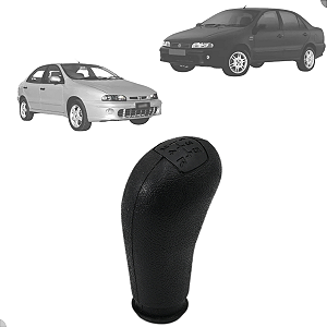 Manopla Bola Câmbio 5 Marchas Ré para Trás Marea Brava 1998 Até 2007