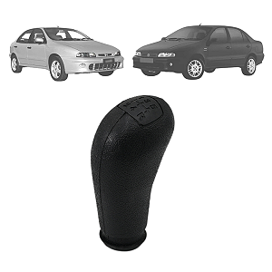 Manopla Bola Câmbio 5 Marchas Ré para Trás Marea Brava 1998 Até 2007