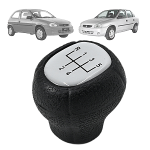Manopla Bola De Câmbio Corsa Hatch 1994 Até 1999 Corsa Sedan 1995 Até 1999