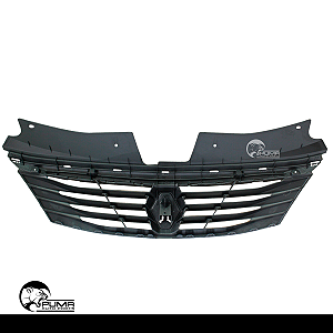 Grade Dianteira Radiador Logan 2012 2013 2014 Preta