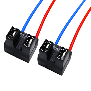 Par Chicote 2 Vias Soquete Conector Plug Para Farol Lâmpada H7
