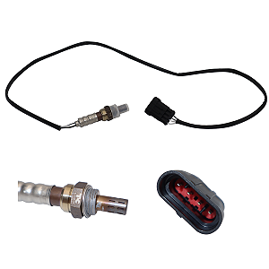 Sonda Lambda 4 Fios Com 102cm Rosca Até o Conector Dobló 1.6 16V MPI 2001 2002 2003
