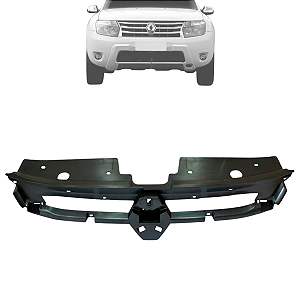 Grade Dianteira Interna Radiador Renault Duster 2010 Até 2014 Preta