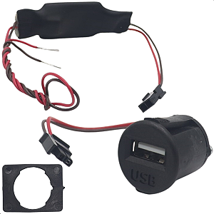 Adaptador Painel Tomada USB Para Carros 2 Vias Universal Conector 12v
