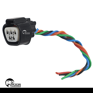 Chicote 5 Vias Limpador Para-brisa Honda New Civic Terminal 2.8mm