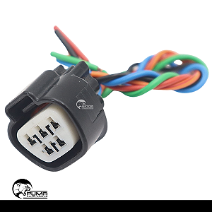 Chicote 5 Vias Limpador Para-brisa Honda New Civic Terminal 2.8mm