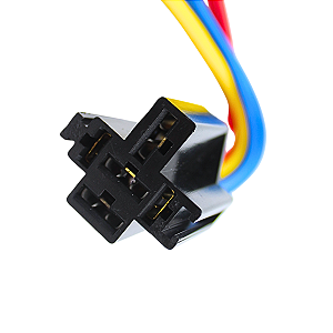 Chicote 5 Vias Porta Rele Terminal 6.3mm 9.5mm 70A Linha Pesada