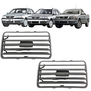 Par Difusor De Ar Gol Parati Saveiro G3 1999 Até 2005 Cinza